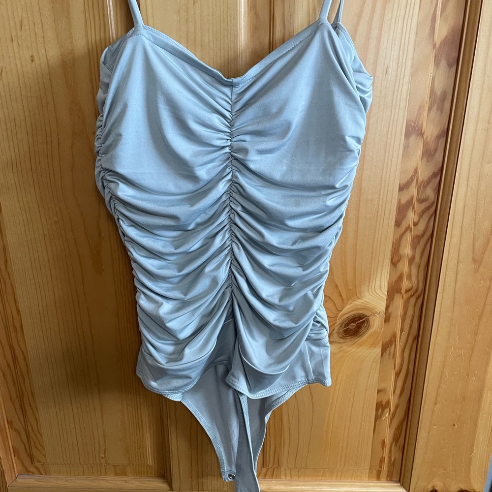 Express Ruched Tank Bodysuit - Picture 4 of 7